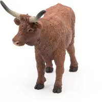 Papo Figurine - - Vache Sallers - Garçon - 3 ans - Marron et blanc - Intérieur