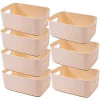 Merkloos Lot de 4 boîtes pliables et lavables, design minimaliste