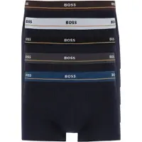 BOSS Boxers bleu nuit / marron / greige / blanc