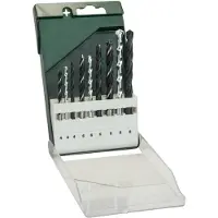 Bosch 9 Pièces Set de forets Pierre/Bois/Métal