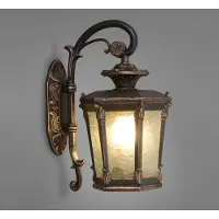 Licht-Erlebnisse Applique murale extérieure rustique E27 en bronze Applique murale extérieure jardin maison cour