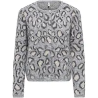 ONLY Pull-over 'ONLNoeme' écru / gris / anthracite