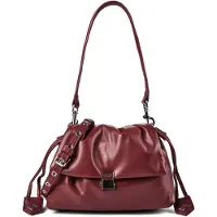 Replay sac à épaule bandoulière sac à épaule Crossbody Bag Red rouge foncé