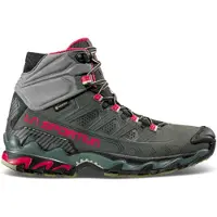 La Sportiva - Chaussures de randonnée en GORE-TEX - Ultra Raptor II Mid Leather GTX W Charcoal/Cerise en Cuir - Taille 39 - Gris