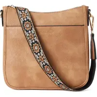 Merkloos Sac à main pour femme en cuir synthétique PU, avec bandoulière réglable