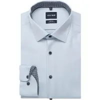 Level 5 by Olymp Level 5 24/Seven Chemise Light Blue Bleu clair Bleu taille 43