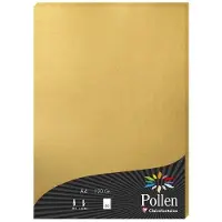 Pollen Clairefontaine Pollen - Or - A4 (210 x 297 mm) - 120 g/m² - 50 feuille(s) papier coloré