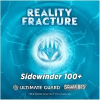 Ultimate Guard Sidewinder 100+ en Xenoskin, pour le jeu Magic: The Gathering, collection "Reality Fracture" - Rare, couleur verte, quantité : 2