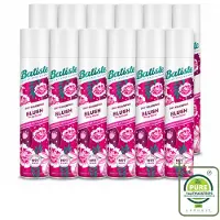 Batiste 12 flacons de shampooing sec Blush, parfum floral, 200 ml, lot de 12