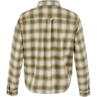 Fjall Raven - Chemise à carreaux en coton - Övik Boxy Flannel Shirt W Green Chalk White en Coton - Taille M - Beige
