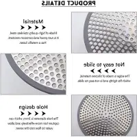 Markenlos 2 filtres pour bonde de douche - filtre à cheveux pour baignoire - Grande bonde ronde en acier inoxydable avec pince, pour cuisine et salle de bain