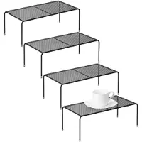 Merkloos Omgoods - Ensemble de 4 étagères d'organisation pour la cuisine, avec pieds en caoutchouc