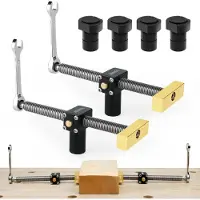 Merkloos Solidchoice - Étau de travail avec 4 supports pour bois, idéal pour la menuiserie