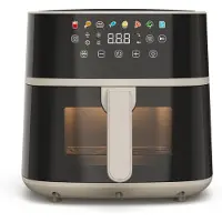 OEM Friteuse à air chaud de 6 litres, avec écran numérique, minuterie, réglage de température de 80 à 200 °C, 1700 W
