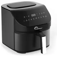 OEM Friteuse à air chaud de 7 litres, 1600 W, 10 programmes, écran tactile, en acier inoxydable