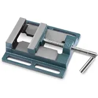 Merkloos Omgoods - Étau de machine - Étau pour perceuse - Conception durable - Noir - Pince de serrage - Parfait pour les travaux de précision - Diamètre d'ouverture : 10,2 cm