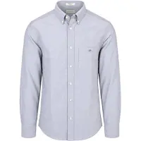 Gant Chemise Oxford Light Brown Marron Gris taille L