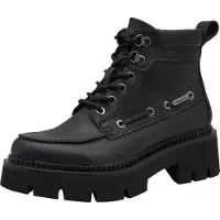 Tamaris Bottes en cuir lisse, couleur noire