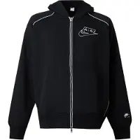 Nike Veste de survêtement 'AIR' noir / blanc