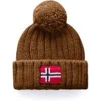 Napapijri Bonnet 'Semiury 6' marron / rouge / blanc