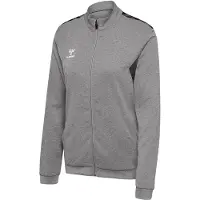 Hummel Veste de survêtement gris / pierre / noir / blanc