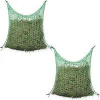 vidaXL Filets à foin 2 pcs rectangulaire 0,9x1,5 m PP