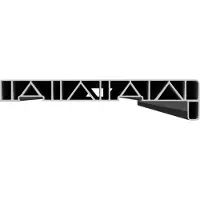 vidaXL Appui de fenêtre aspect marbre 140 x 20 x 4,5 cm PVC