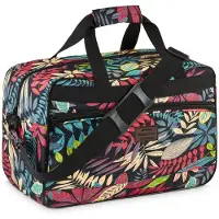 Zagatto Sac de voyage/week-end avec motif floral, , Ryanair, Wizzair, avec sangle réglable, port USB avec câble, 40 x 20 x 25 / ZG767