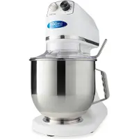 Maxima - Mélangeur planétaire Gastro - 7 l - Jusqu'à 2 kg de pâte - Blanc