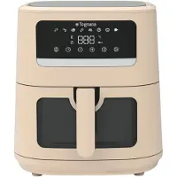 OEM Friteuse à air chaud de 8 litres, digitale, avec minuterie, plage de température de 80 à 200 °C, 2000 W, couleur champagne
