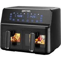 OEM Friteuse à air chaud 8L, 1700W, avec double panier, écran tactile et technologie à 360°