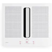 Klarstein ChefFusion Plaque à induction avec hotte aspirante 60 cm – 4 zones, 7 7200 W, 504,3 m³/h, zones Flex, recirculation & extraction