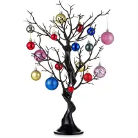 Merkloos Arbre décoratif artificiel Nepboom, 58 cm - Résine - Robuste et durable - Design amovible - Décoration de table - Arbre décoratif