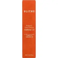 Blithe Sérum contour des yeux à la caféine BLITHE pour les cernes et les poches, à base de plantes, rétinol, bakuchiol, niacinamide, phosphate d'ascorby
