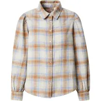Levi's Chemisier 'JUNA' crème / bleu clair / marron châtaigne / blanc cassé