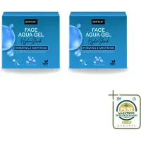 Sence 2 x Crème hydratante Aqua Gel Hydro Shock 2-en-1, format jour, 50 ml - Pack économique - 2 pièces