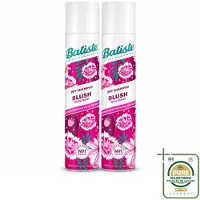 Batiste 2 x Shampooing sec Blush - Parfum floral - 200 ml - Pack économique - 2 pièces