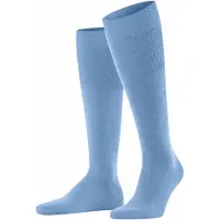 Falke Mi-bas Bleu cornouiller, Unicolore