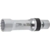 Bgs Douille articulée pour bougie d'allumage Douze pans avec ressort de maintien Entraînement Carré intérieur 10 mm (3/8") SW 18 mm - 6849