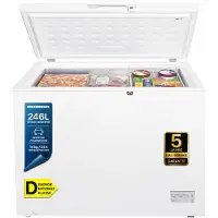 Heinner HCF-HM246INVCD, 246 l, 14 kg/24 h, SN-ST, 39 dB, D, Blanc