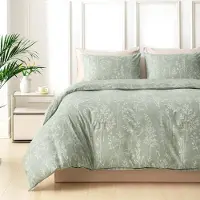 OCreon Ensemble de couette 220x240 cm - 3 pièces - Microfibre - Fermeture à glissière