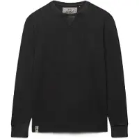 Superdry pour homme. M6010972A Jersey Classic Heavy Textured noir (S), Casuel, Coton