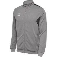 Hummel Veste de survêtement pierre / blanc