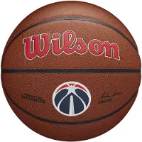 Wilson Ballon de Basketball - - WTB3100XBWAS - Washington Wizards - Cuir composite - Extérieur