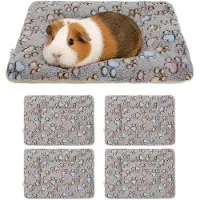 Sonstiges Lit pour lapin, lit pour cochon d'Inde, lot de 4, couleur grise, dimensions 35x29 cm