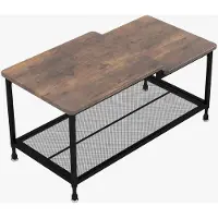 Sonstiges Table basse, table d'appoint, table de salon, imitation chêne, couleur marron, dimensions : 100 x 50 x 48 cm