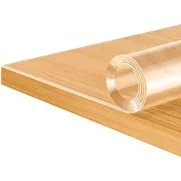StarTech.com Film transparent en PVC pour table - Protection rectangulaire pour table - Épaisseur : 2 mm - Imperméable - Résistant aux huiles - Dimensions : 100 x 180 cm