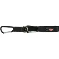 Trixie 3x Boucle de ceinture universelle XS-S, 30 cm / 25 mm, Noir (Chien)