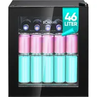 Bomann Réfrigérateur pour boissons 46L Noir KSG7291-Noir
