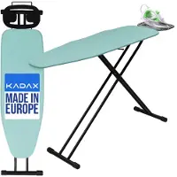 Kadax Planche à repasser pliante, grande, 120 x 38 cm de large, standard avec poignée